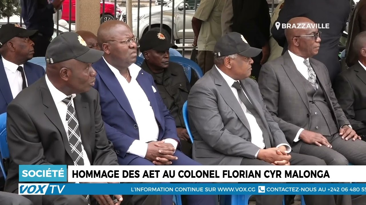 Les AET Rendent Hommage au Colonel Florian Cyr Malonga