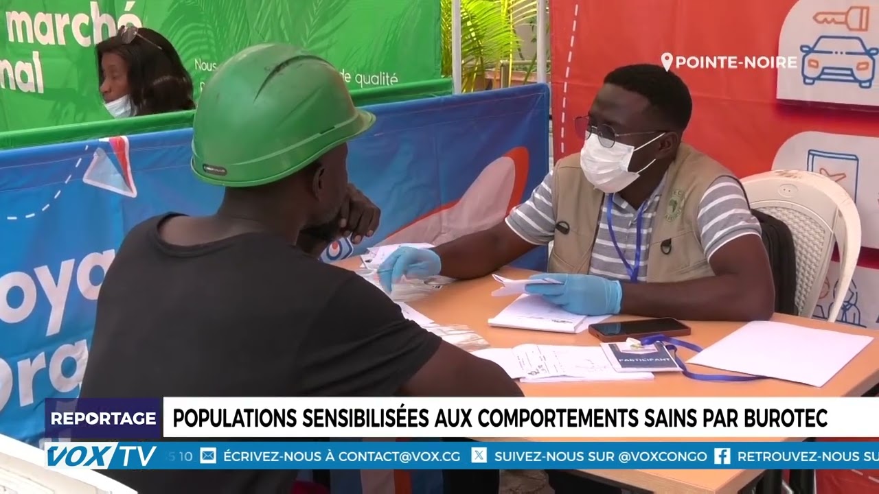 Les populations sensibilisées aux comportements sains par BUROTEC