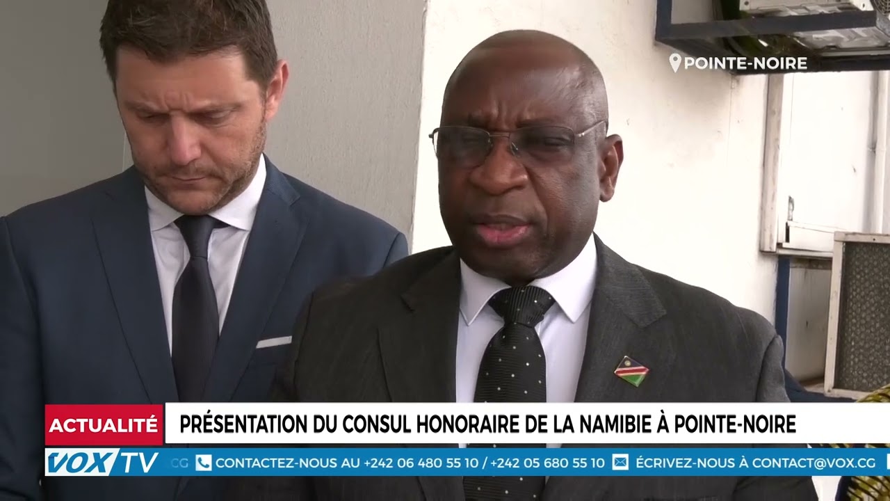 Présentation du Consul Honoraire de la Namibie à Pointe-Noire