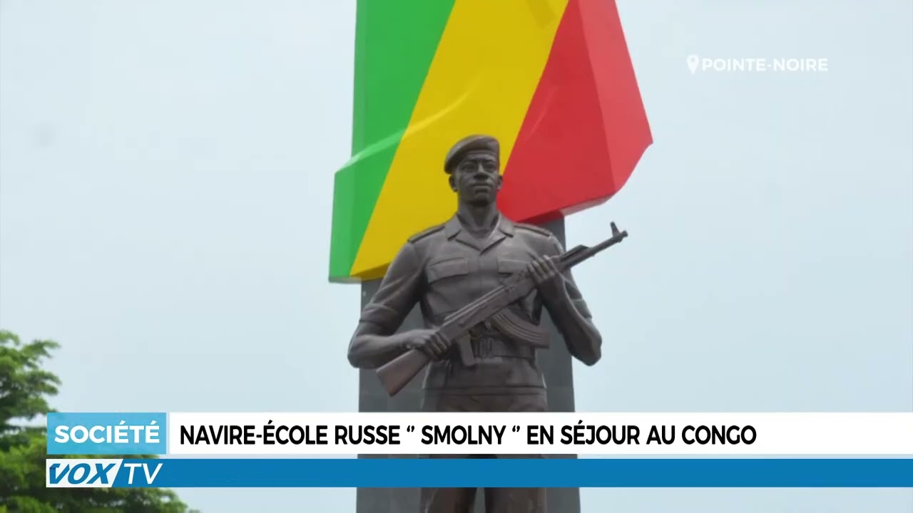 Le navire-école Russe « Smolny » fait escale au Congo