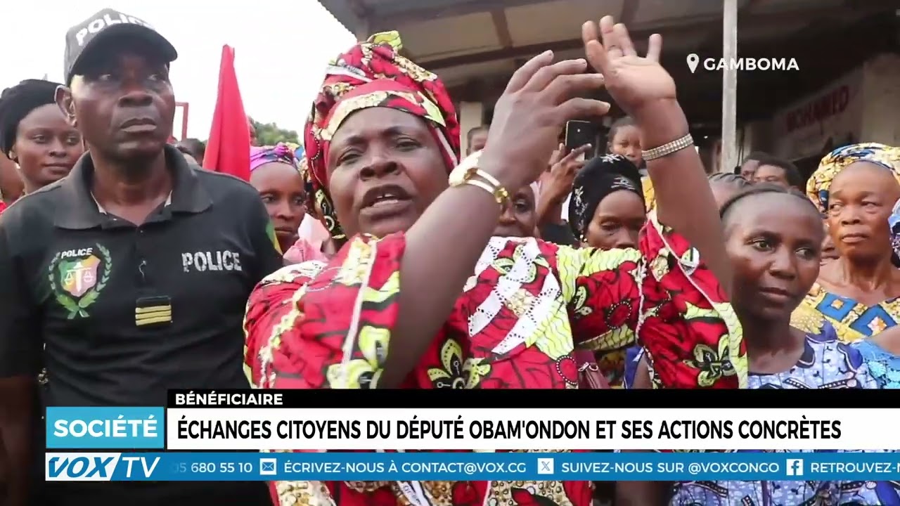 Echanges citoyens du Député Obam&rsquo;Ondon et ses actions concrètes