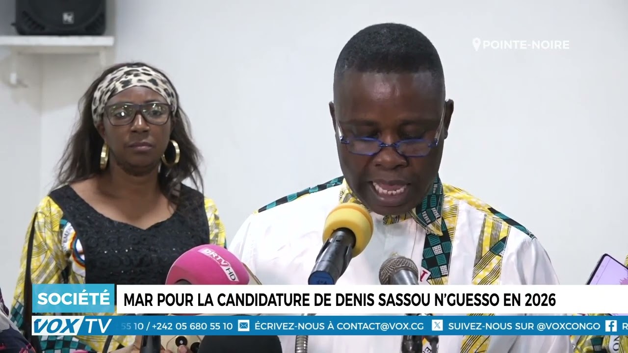Le MAR Soutient la Candidature de Denis Sassou N&rsquo;Guesso pour 2026