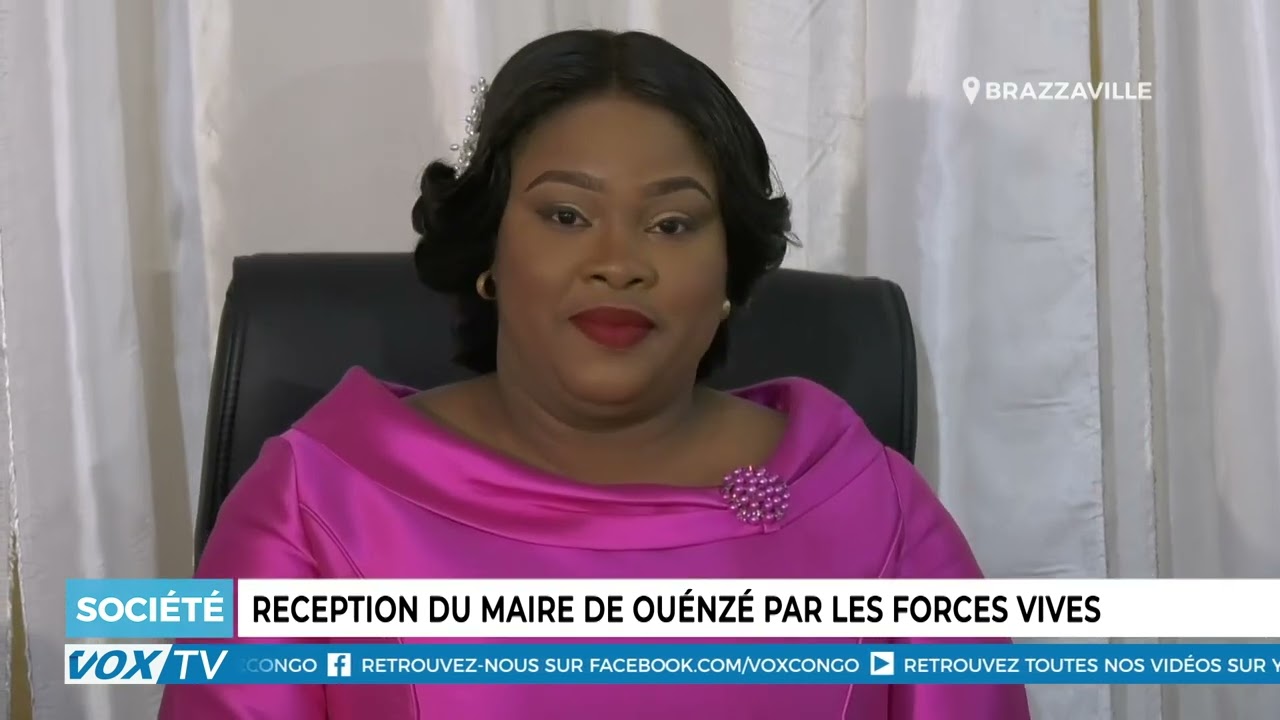 Reception du Maire de Ouénzé par les forces vives