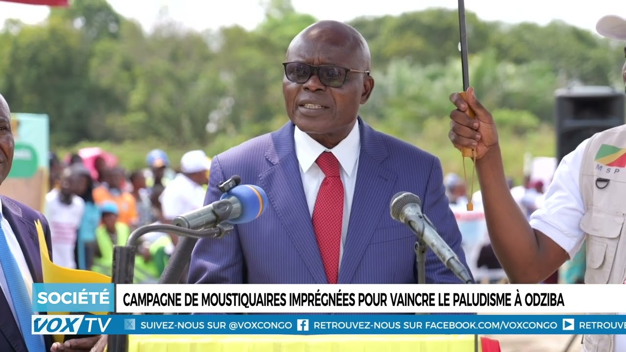 Campagne de moustiquaires imprégnées pour vaincre le paludisme à Odziba