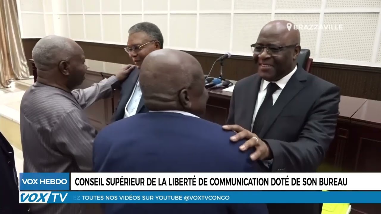 VOX HEBDO  PARTIE 2: L’organe de la liberté de la presse au Congo a enfin son bureau