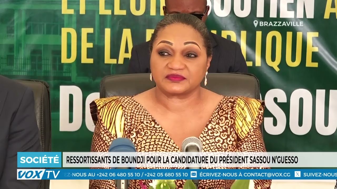 Les Ressortissants de Boundji Appuient la Candidature du Président Sassou N&rsquo;Guesso