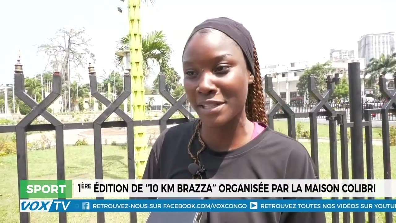1ère édition de ‘’10 Km brazza’’ organisée par la Maison Colibri