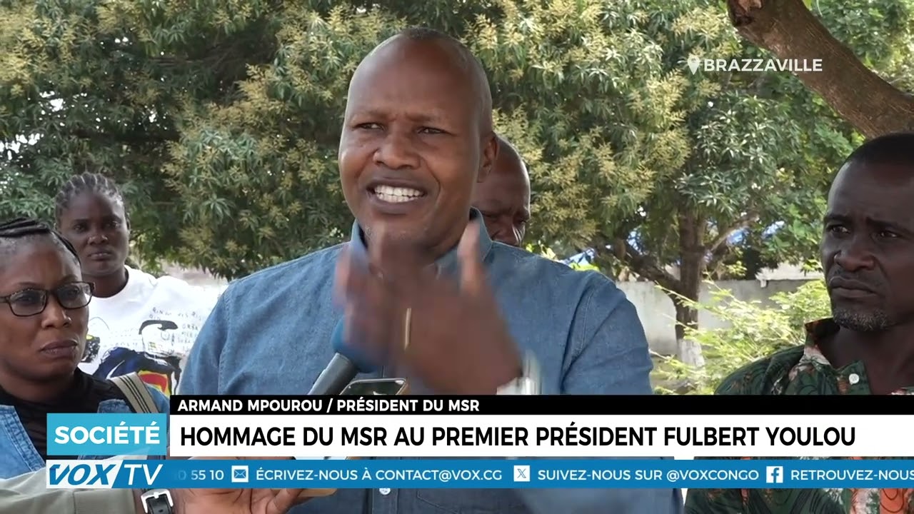 Le MSR rend hommage au premier Président Fulbert Youlou