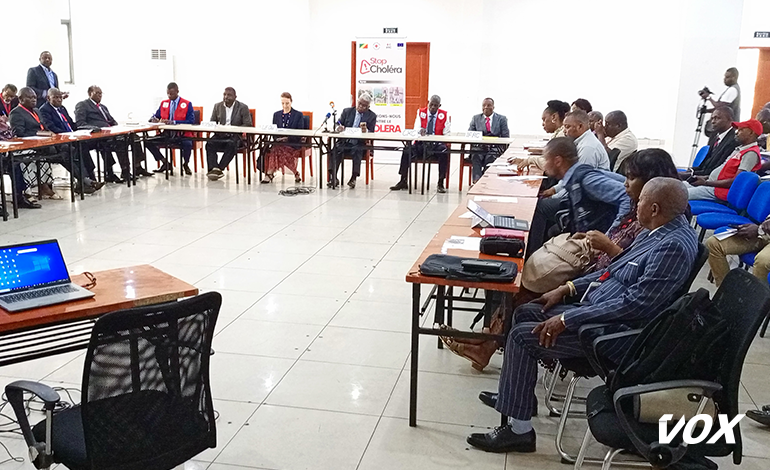 La Croix-Rouge congolaise apporte un soutien financier à la riposte contre le choléra