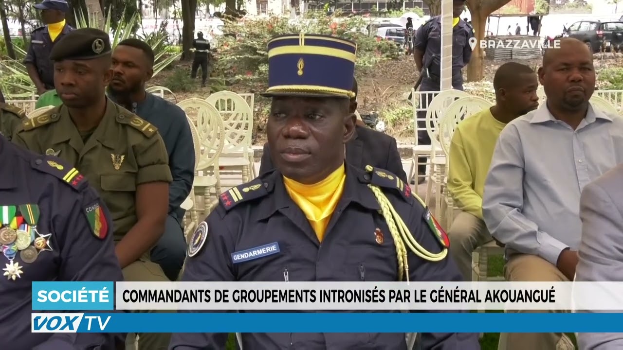 Commandants de groupements intronisés par le général Akouangué