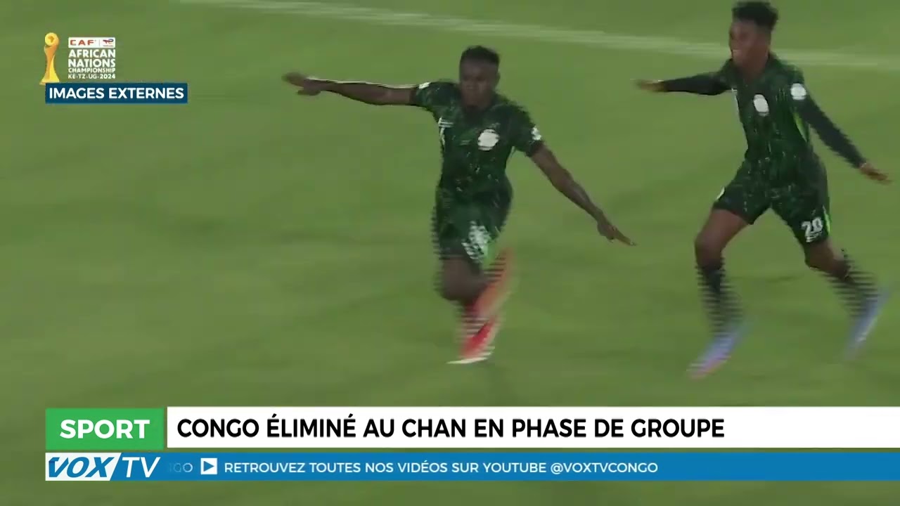 Congo éliminé au CHAN en phase de groupe