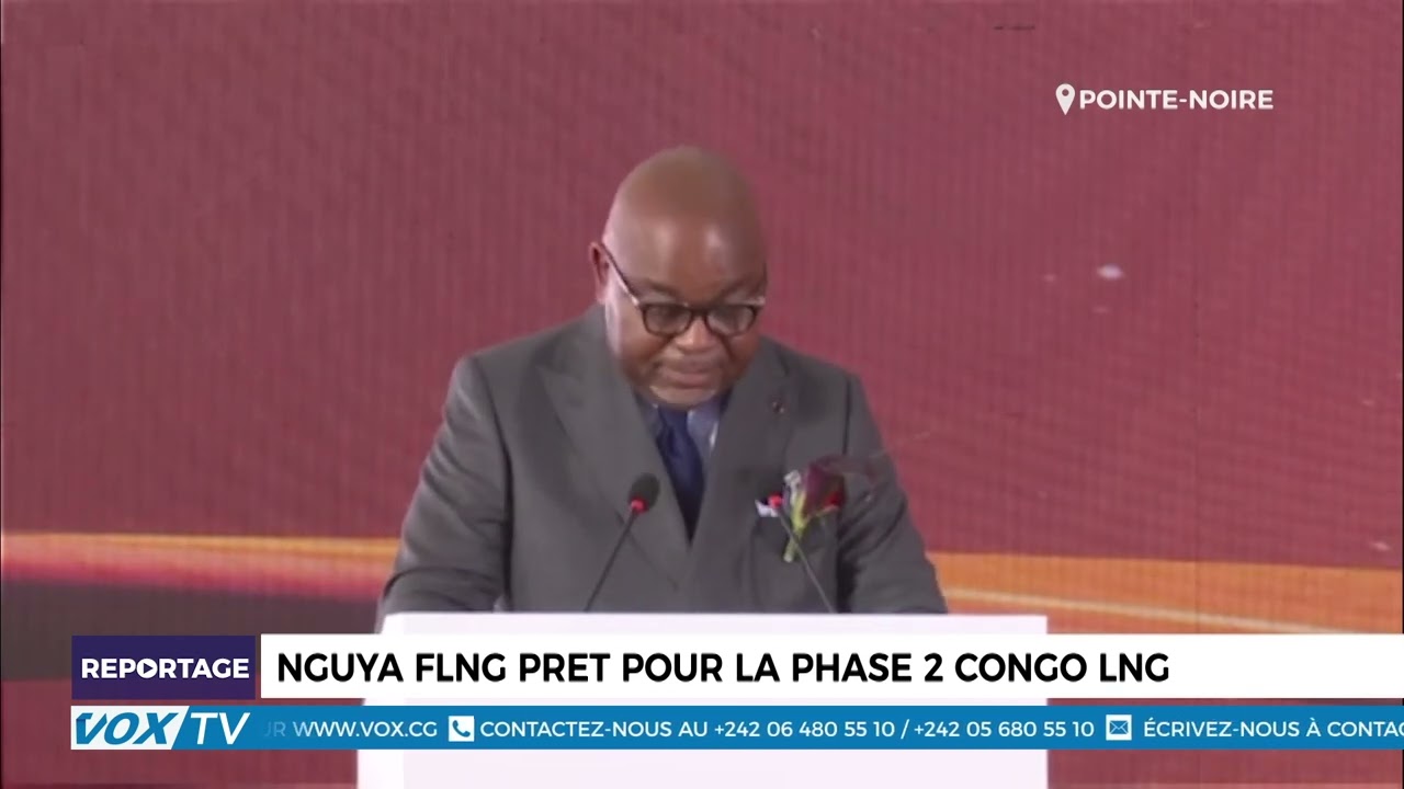 Le navire  NGUYA FLNG prêt pour la phase 2 du projet Congo LNG