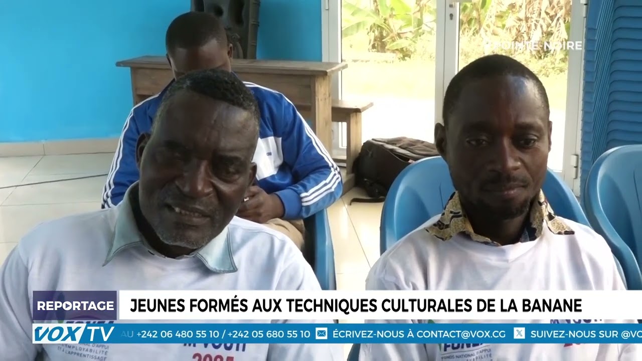 formation pratique sur la culture de la banane.