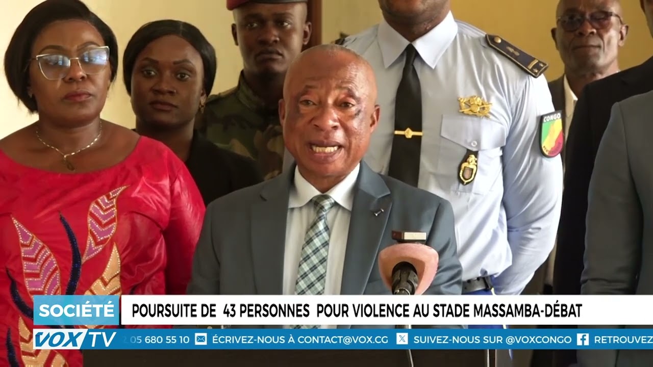 Poursuites de  43 personnes  pour violence au stade Massamba Débat