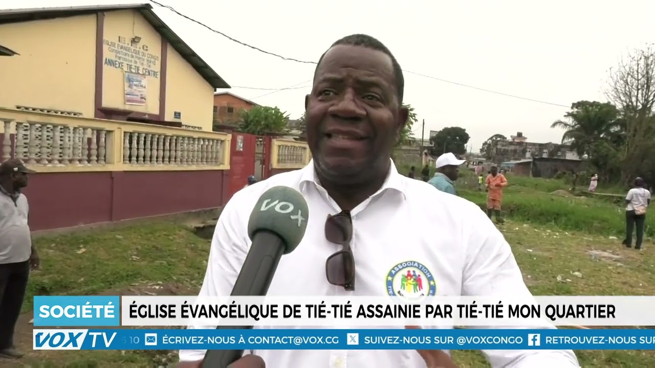 L&rsquo;Église Évangélique de Tié-Tié assainie par l&rsquo;Association « Tié-Tié Mon Quartier