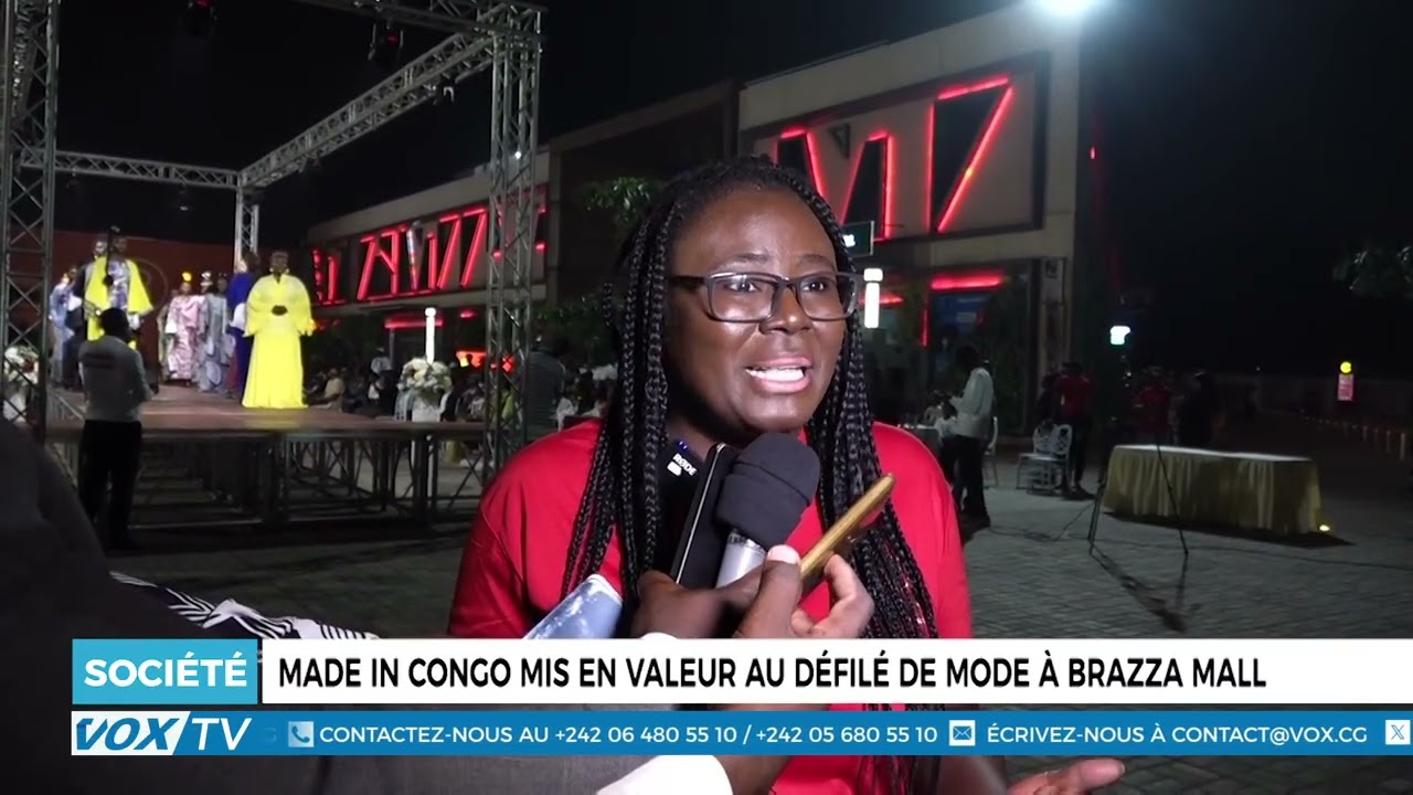 Made in Congo mis en valeur au défilé de mode à Brazza mall
