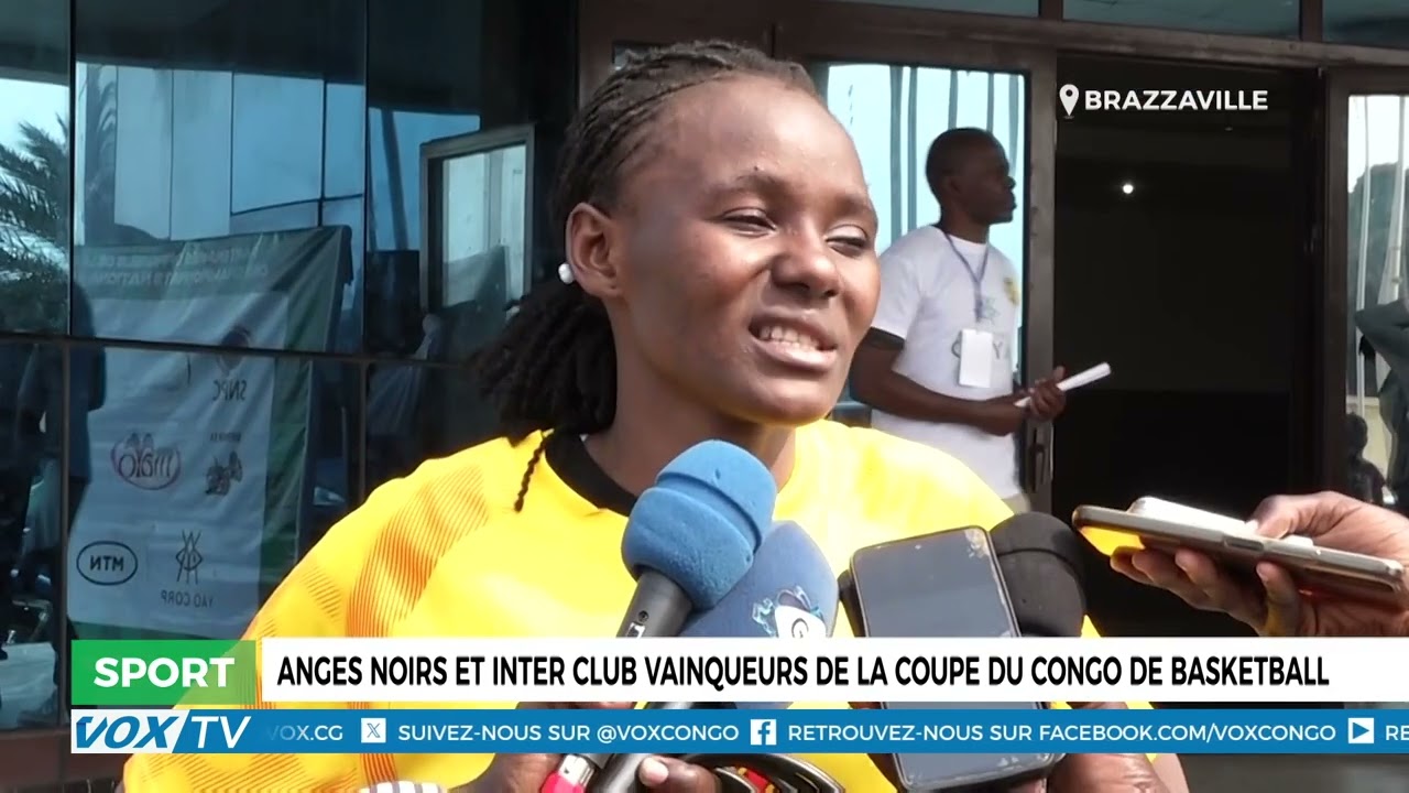 Anges Noirs et Inter Club vainqueurs de la coupe du Congo de Basketball