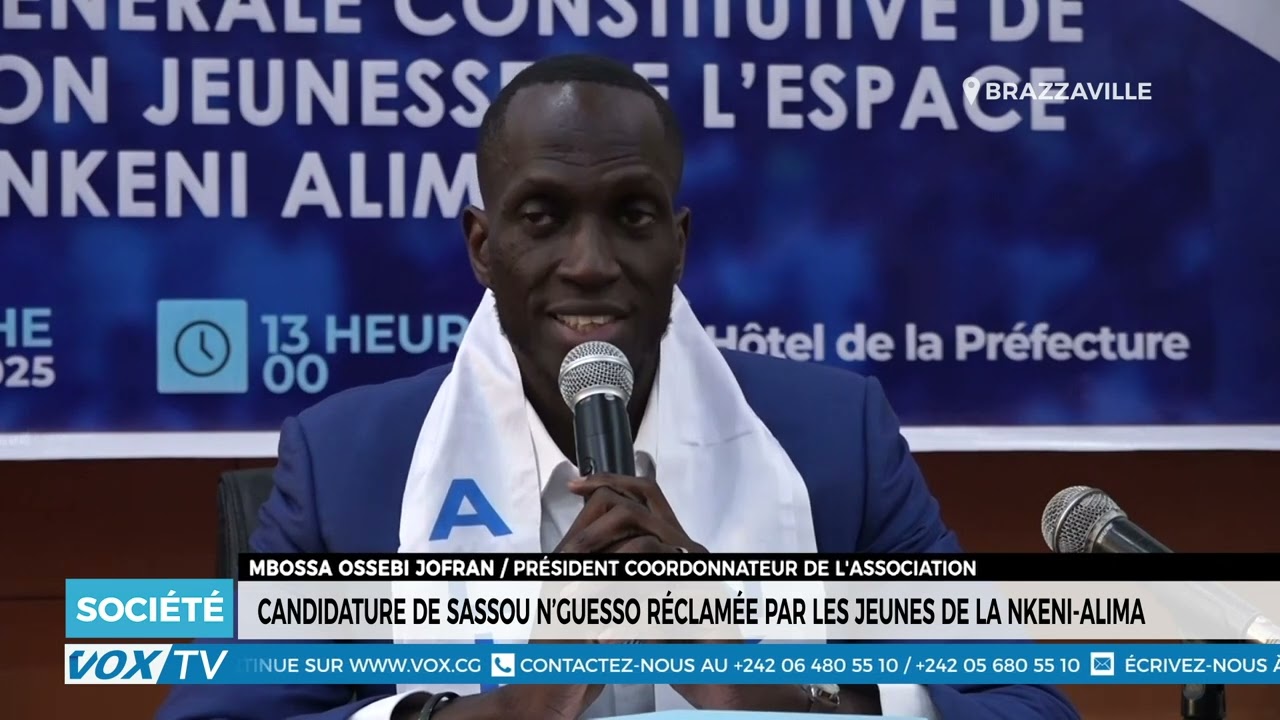 Les Jeunes de la Cuvette Réclament la Candidature de Denis Sassou Nguesso