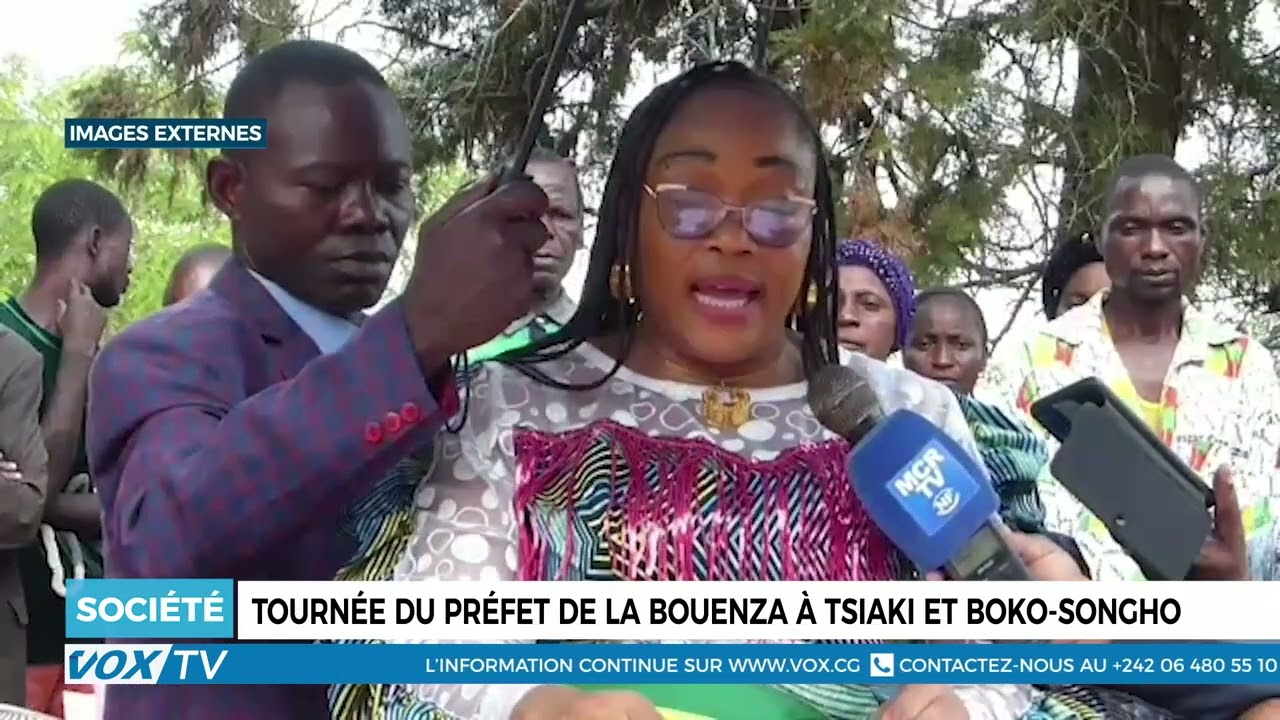 Tournée du préfet de la Bouenza à Tsiaki et Boko Songho