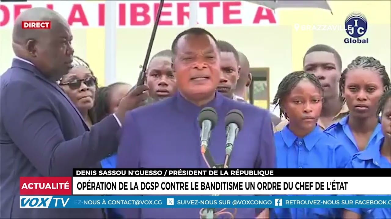 Opération de la DGSP contre le banditisme un  ordre  du  Chef de l’État