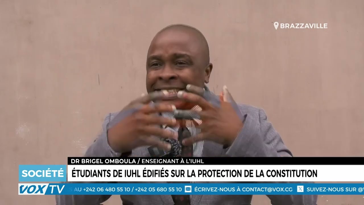 Étudiants de iuhl édifiés sur la protection de la constitution