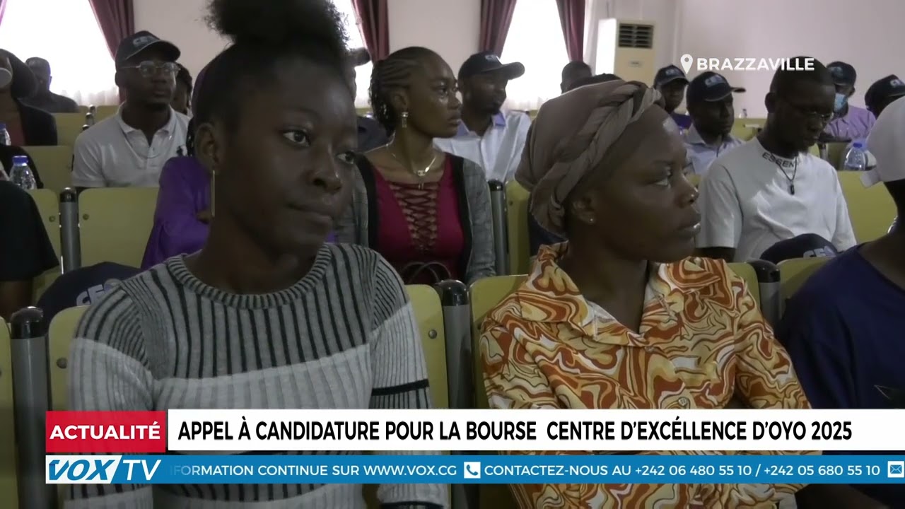 Appel à candidature pour la bourse  centre d’excéllence d’Oyo 2025