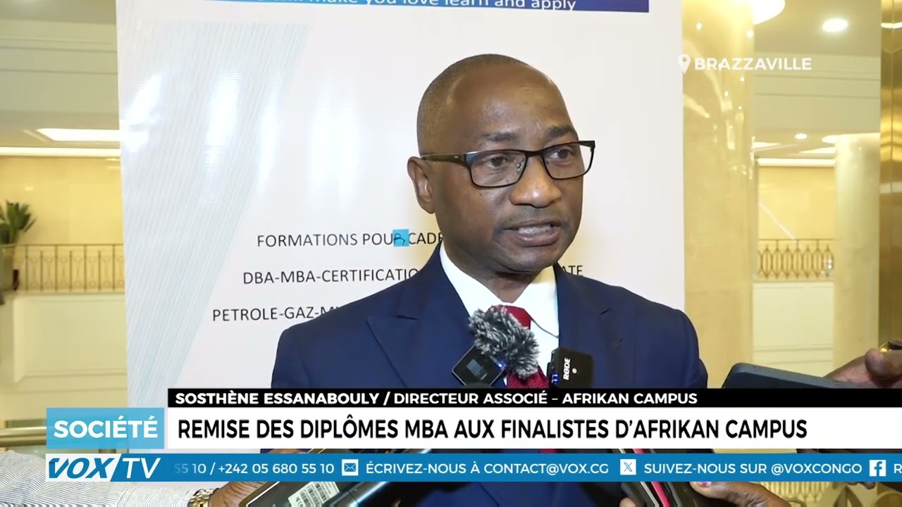 Remise des diplômes MBA aux finalistes d’Afrikan Campus