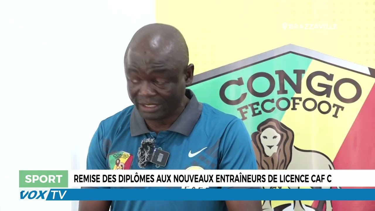 Remise des diplômes aux nouveaux entraineurs de licence  CAF C