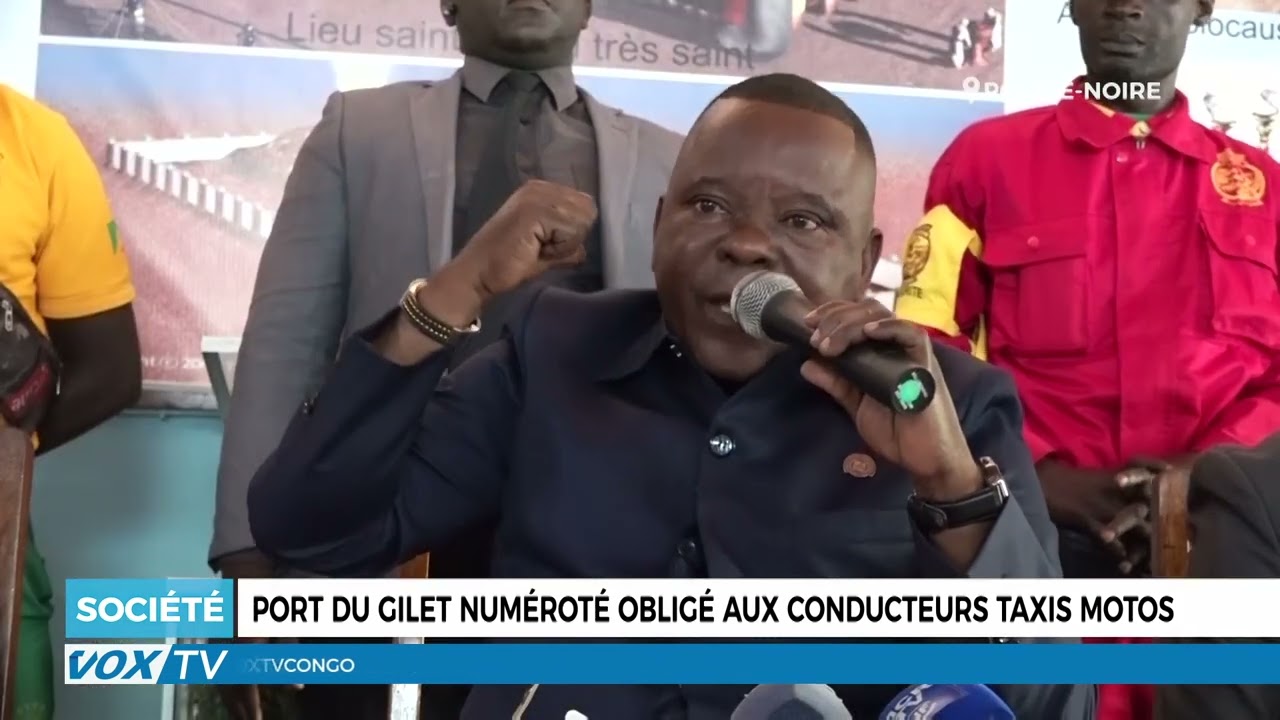 Port du gilet numéroté obligé aux conducteurs Taxis motos