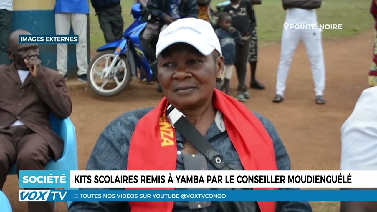 Kits scolaires remis à Yamba par le conseiller Moudienguélé