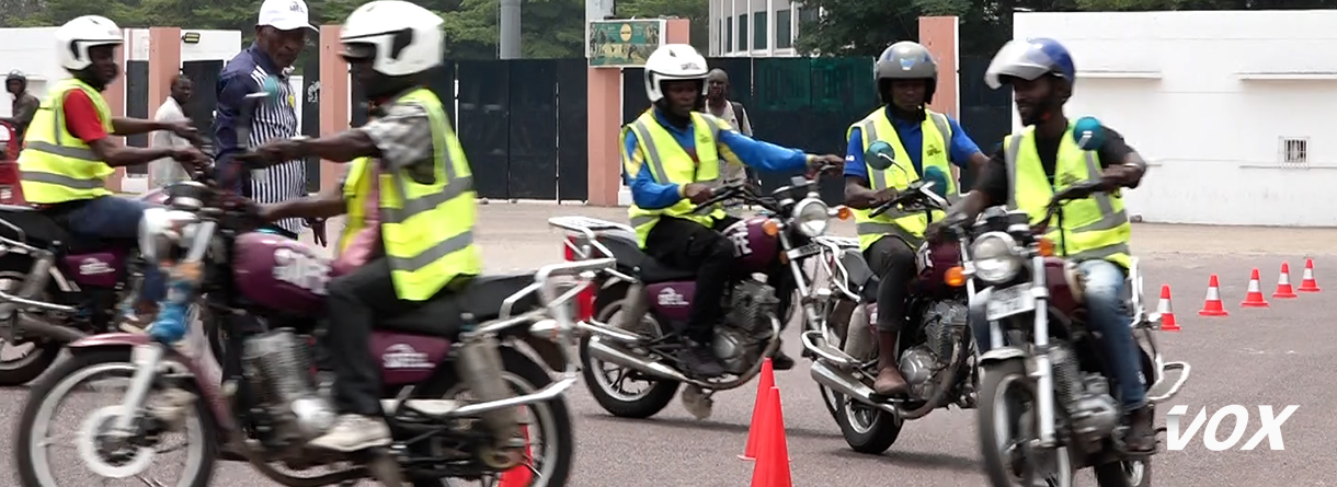 Les conducteurs de taxis-motos initiés aux principes et code de la route