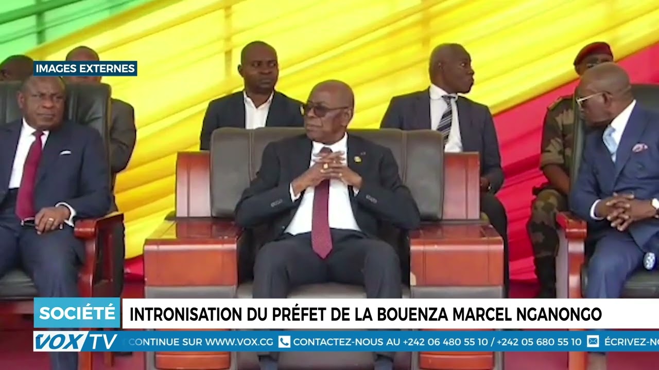 Intronisation du préfet de la Bouenza Marcel Nganongo