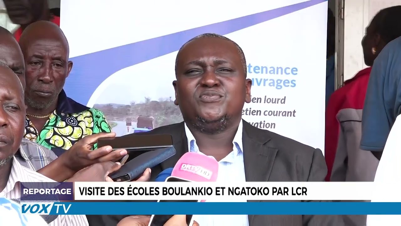 Visite des écoles Boulankio et Ngatoko par LCR