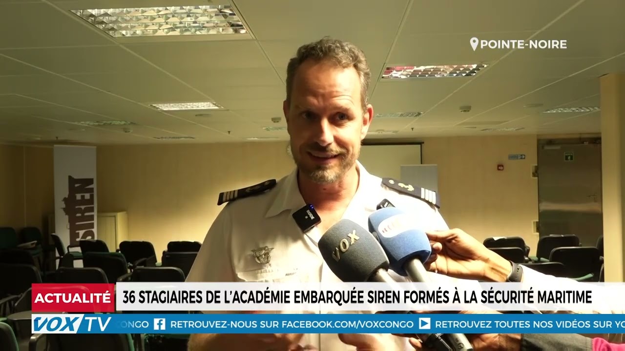 36 stagiaires de l&rsquo;académie embarquée SIREN en fin de formation