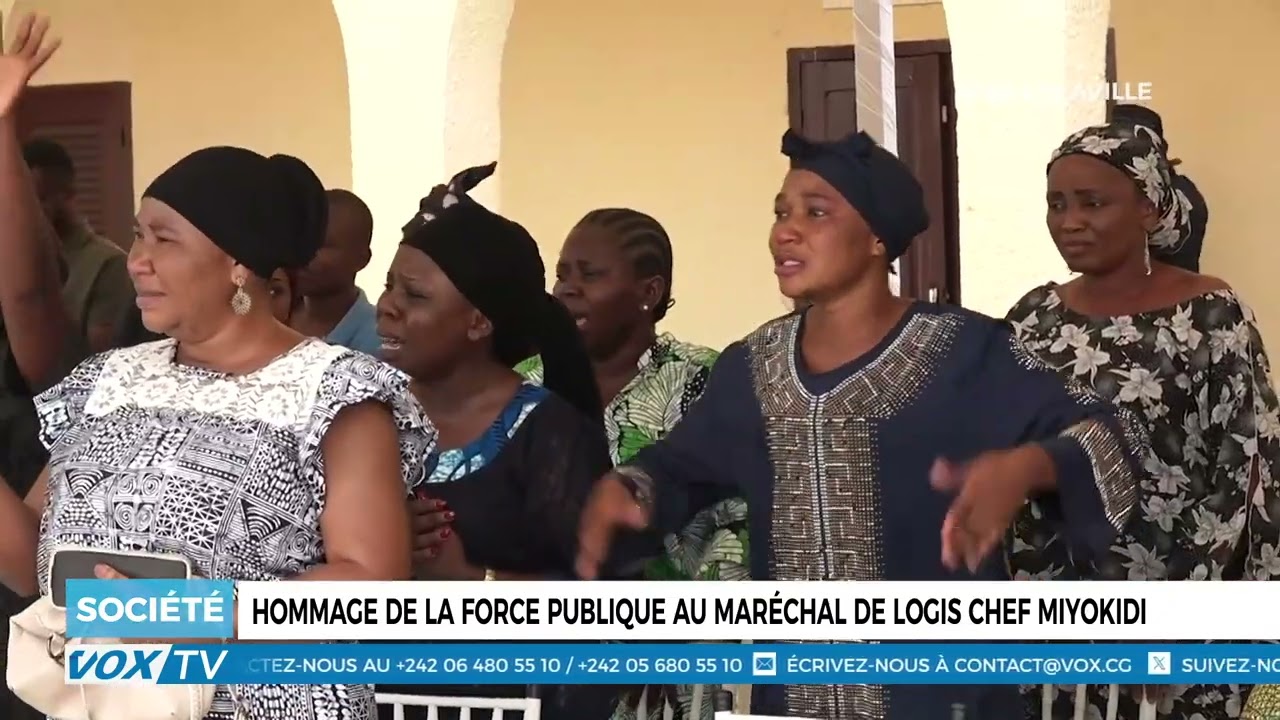 Hommage de la force publique au maréchal de logis chef miyokidi