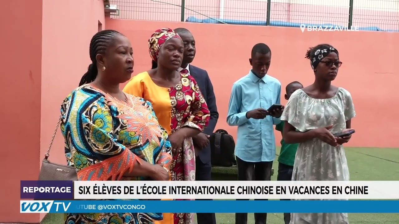 Six élèves de l&rsquo;école internationale chinoise en vacances en chine