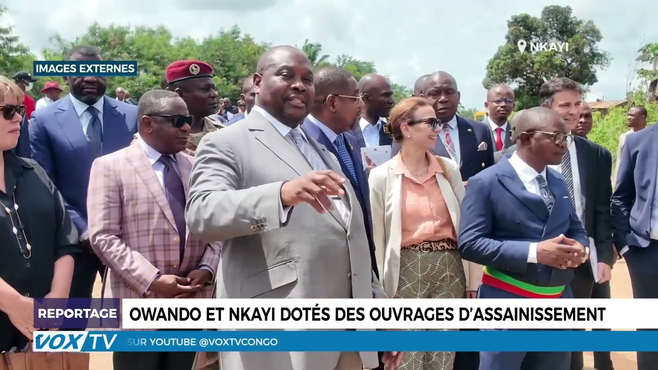 Owando et Nkayi dotés des ouvrages d’assainissement