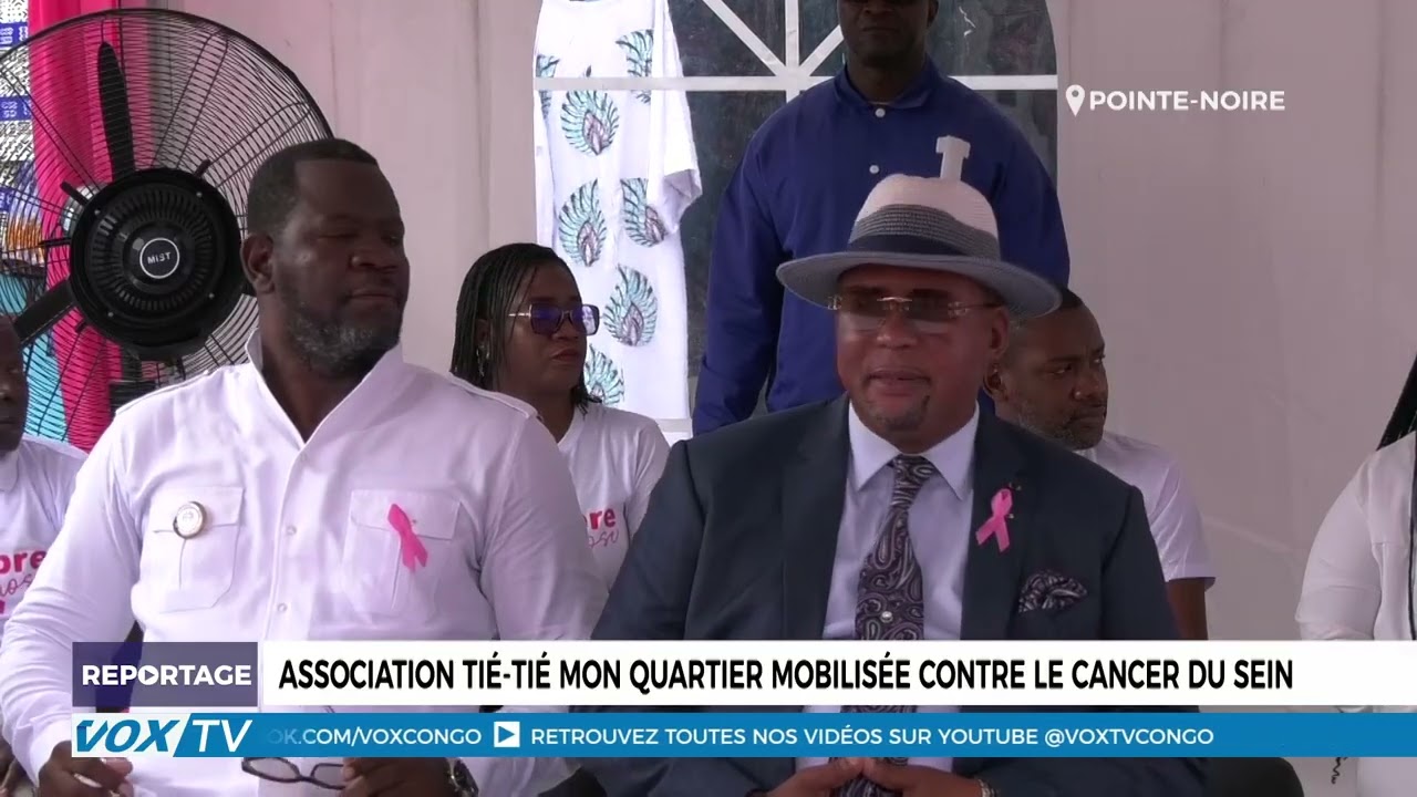 Association  Tié-Tié mon quartier mobilisée contre le cancer du sein