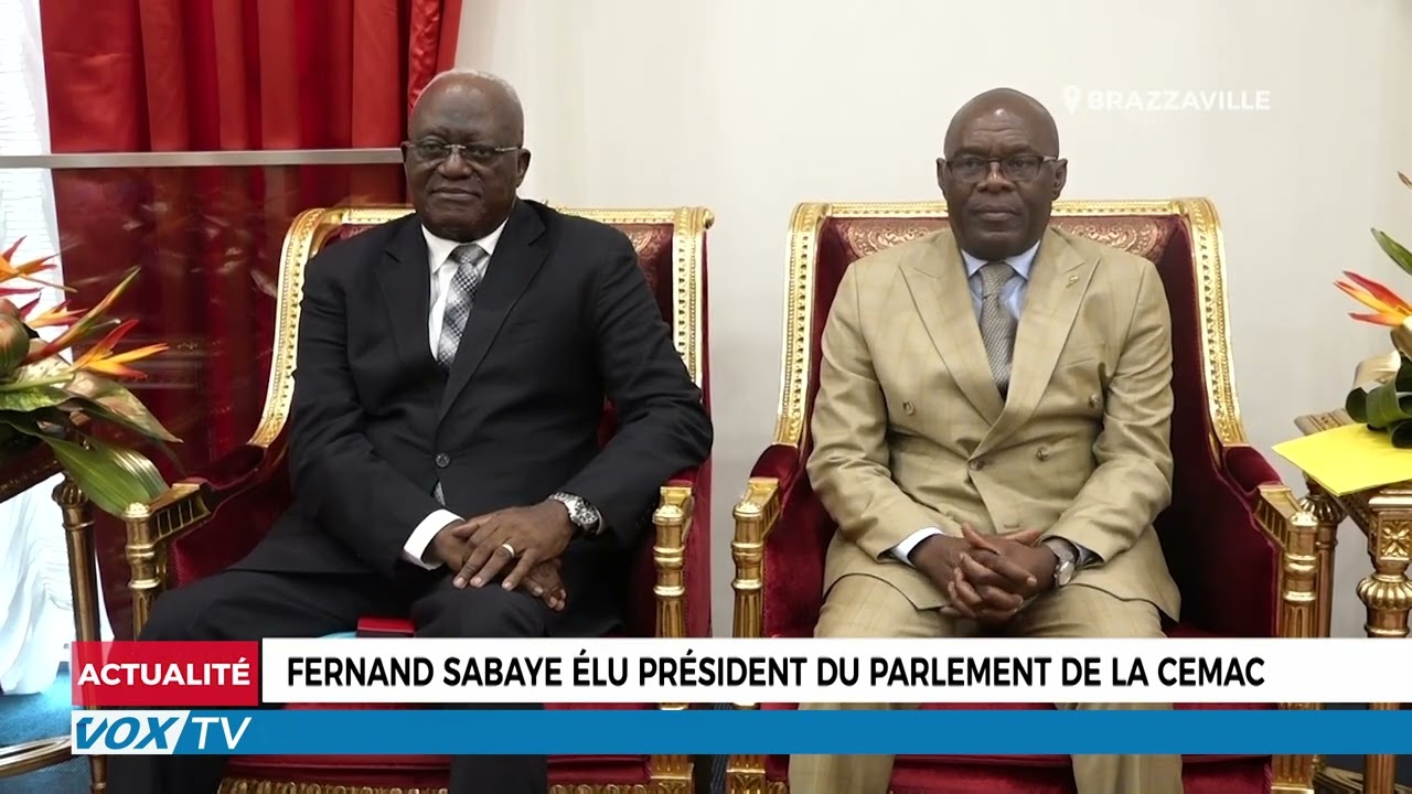 Fernand Sabaye élu président du parlement de la CEMAC