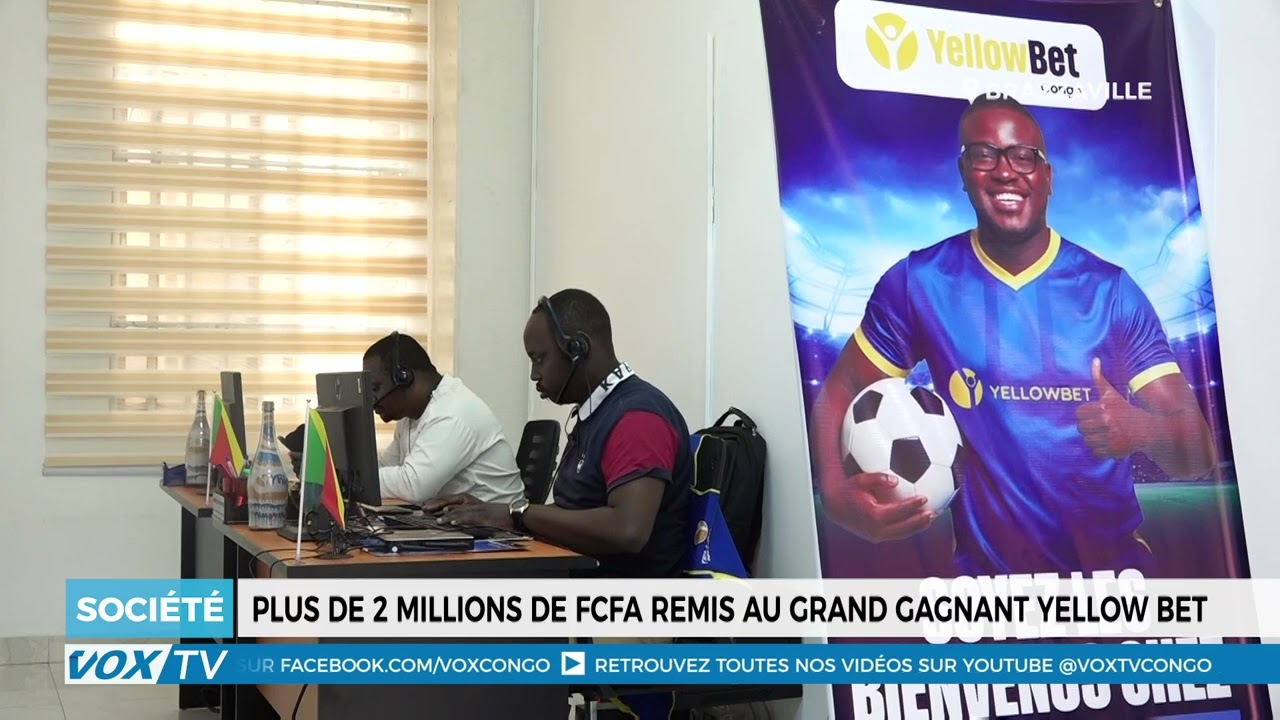 Plus de 2 millions de FCFA remis au grand gagnant Yellow bet