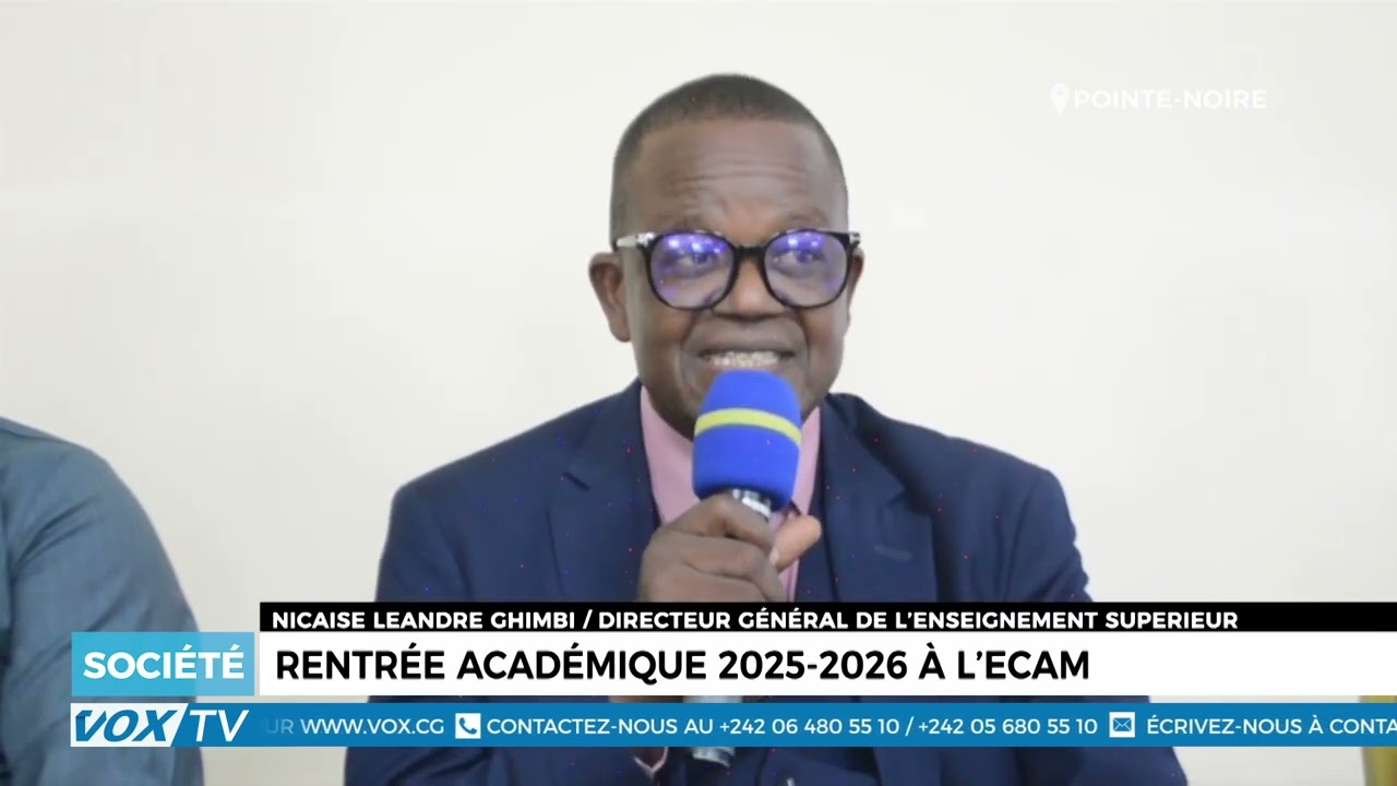 Rentrée académique  2025 2026 à L’ECAM