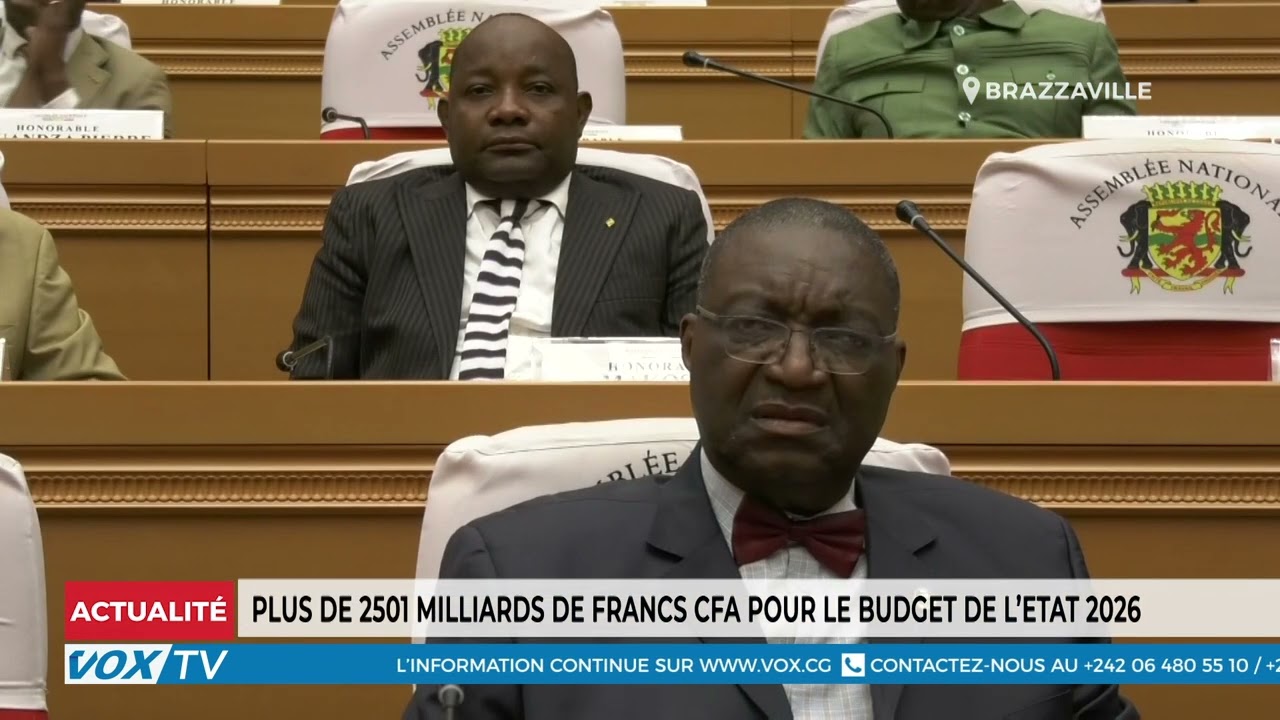 Plus de 2501 milliards de Francs CFA pour le budget de l’état 2026