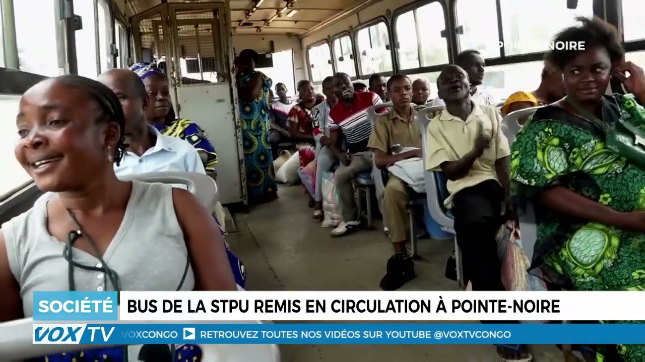 BUS DE LA STPU REMIS EN CIRCULATION À POINTE NOIRE