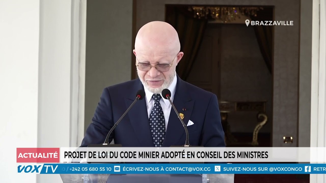 Projet de loi du code minier adopté en conseil des ministres