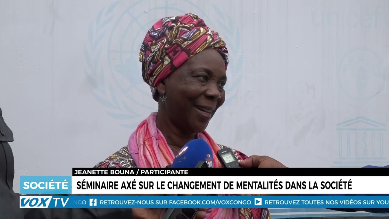 Séminaire axé sur le changement de mentalités dans la société