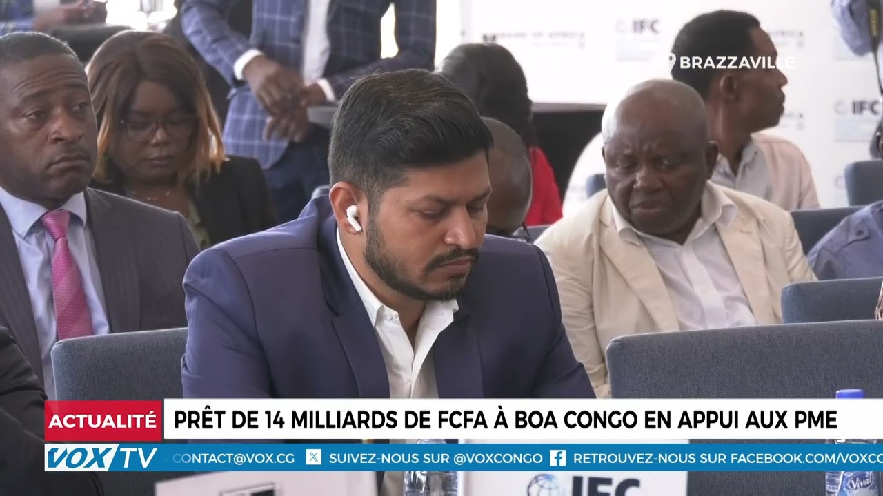 Prêt de 14 milliards de FCFA à BOA Congo en appui aux PME