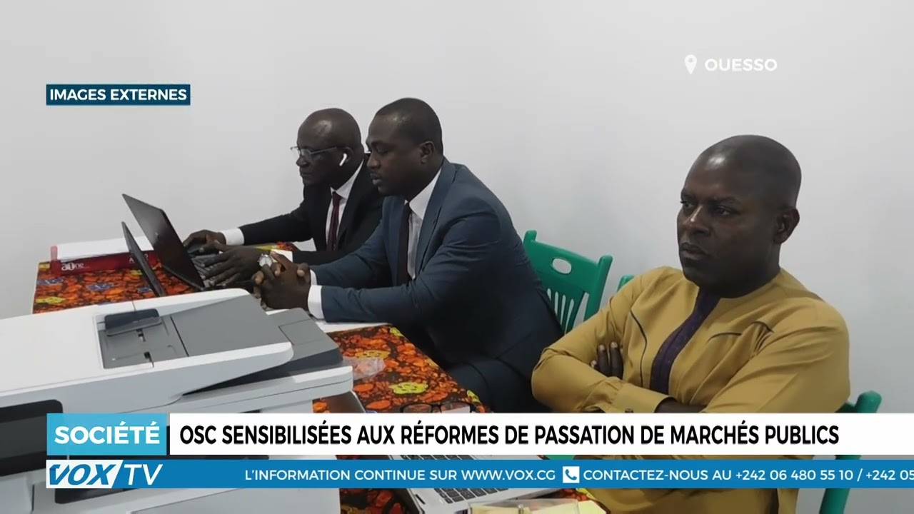 OSC sensibilisées aux réformes de passation de marchés publics