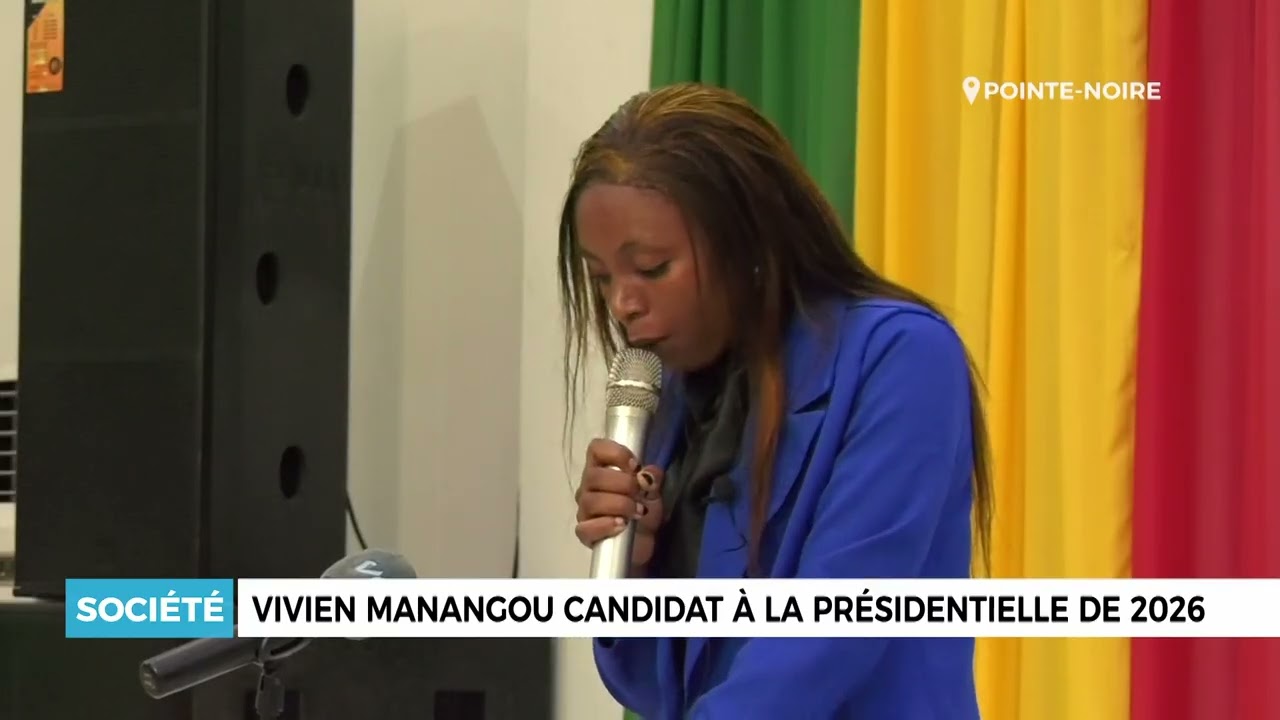 Vivien Manangou candidat à la présidentielle de 2026