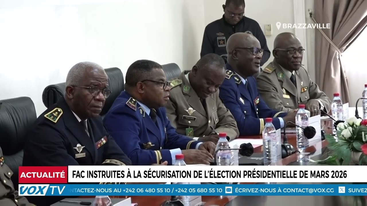 FAC instruites à la sécurisation de l’élection présidentielle de mars 2026