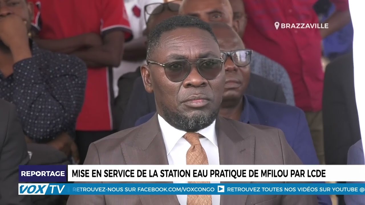 Mise en service de la station eau pratique de Mfilou par LCDE